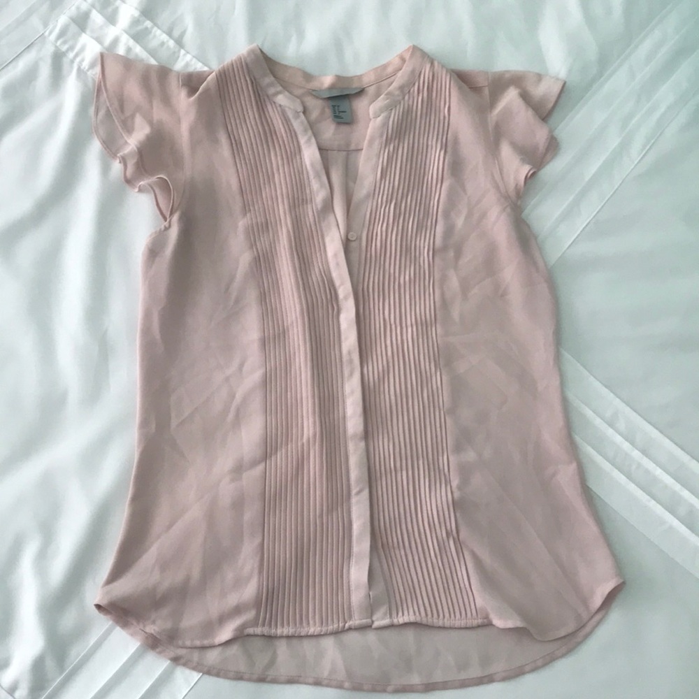5 for $20 ✨ Super Cute! H&M Blush Pink Blouse
